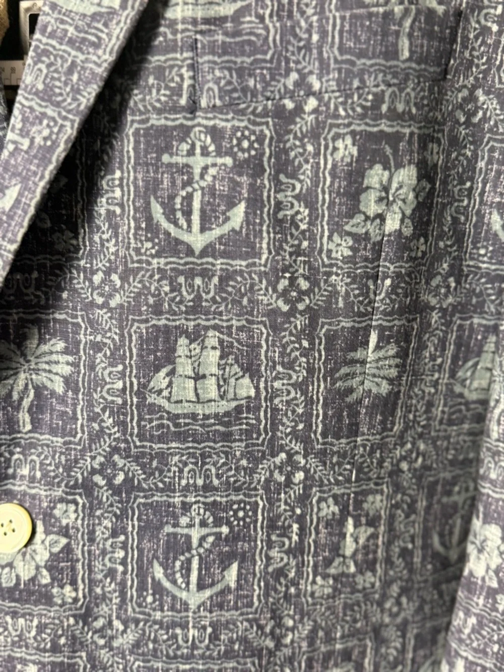 Brooks Brothers Fitzgerald Fit Reyn Spooner Hawaiian Print Blazer Sport coat